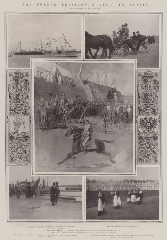 Der Besuch des französischen Präsidenten in Russland von Henry Charles Seppings Wright