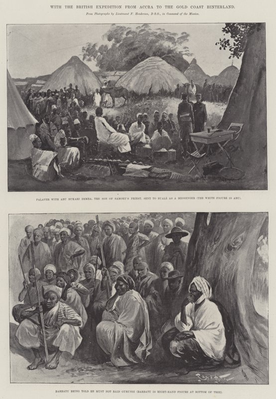 Mit der britischen Expedition von Accra ins Hinterland der Goldküste von Henry Charles Seppings Wright