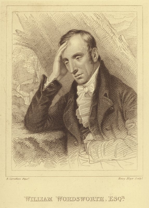 Porträt von William Wordsworth von Henry Hoppner after Meyer