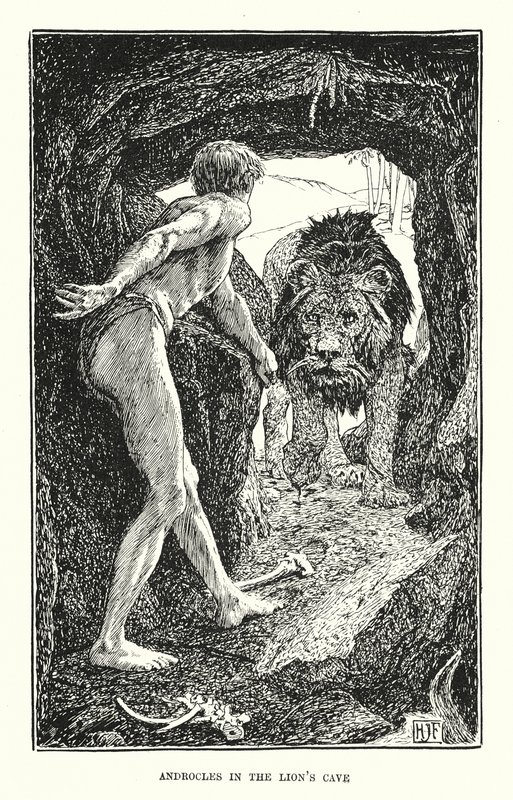 Androklus in der Höhle des Löwen von Henry Justice Ford