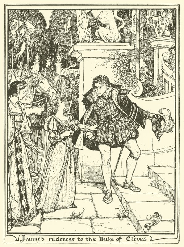 Jeannes Unhöflichkeit gegenüber dem Herzog von Kleve von Henry Justice Ford