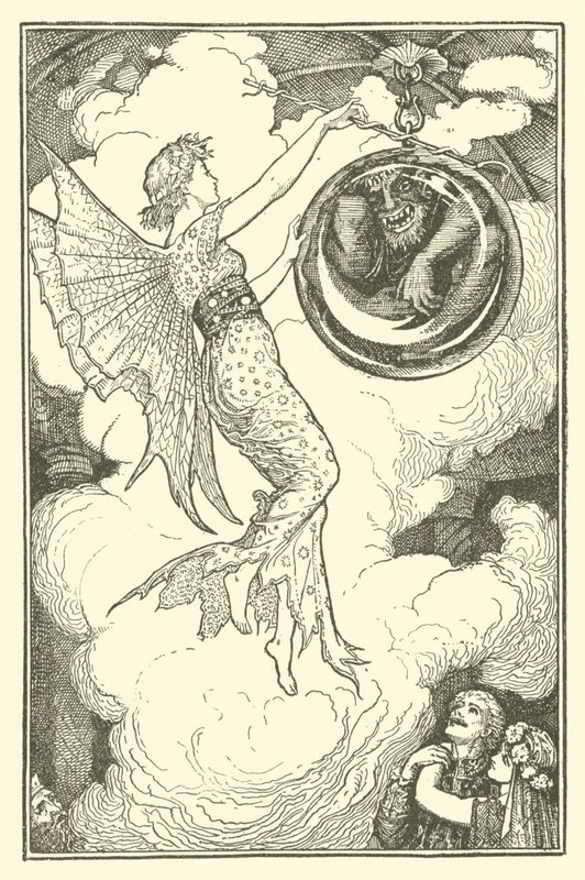 Prinz Narziss und Prinzessin Potentilla (Gravur) von Henry Justice Ford