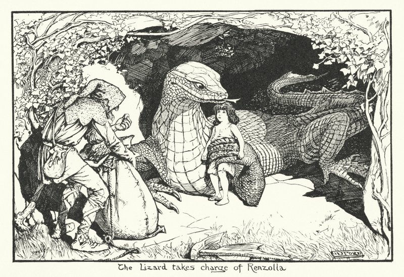 Die Eidechse übernimmt die Kontrolle über Renzolla von Henry Justice Ford