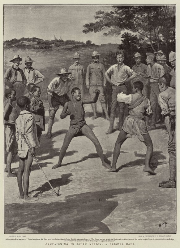 Kampagne in Südafrika, eine Freizeitstunde von Henry Marriott Paget