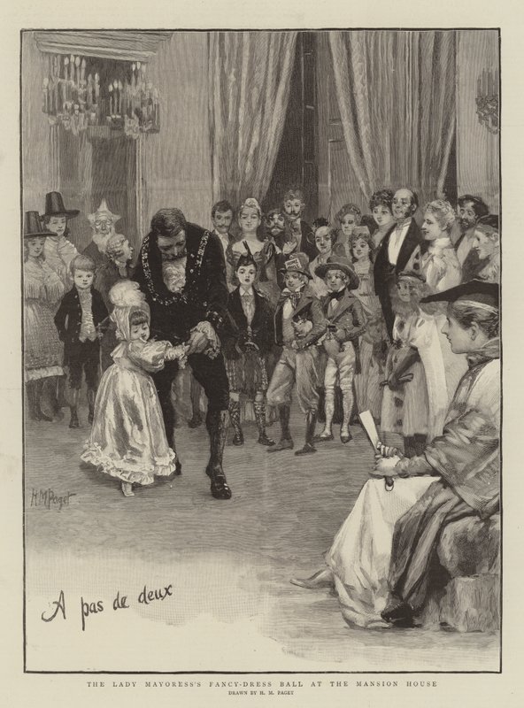Der Maskenball der Lady Mayoress im Mansion House von Henry Marriott Paget