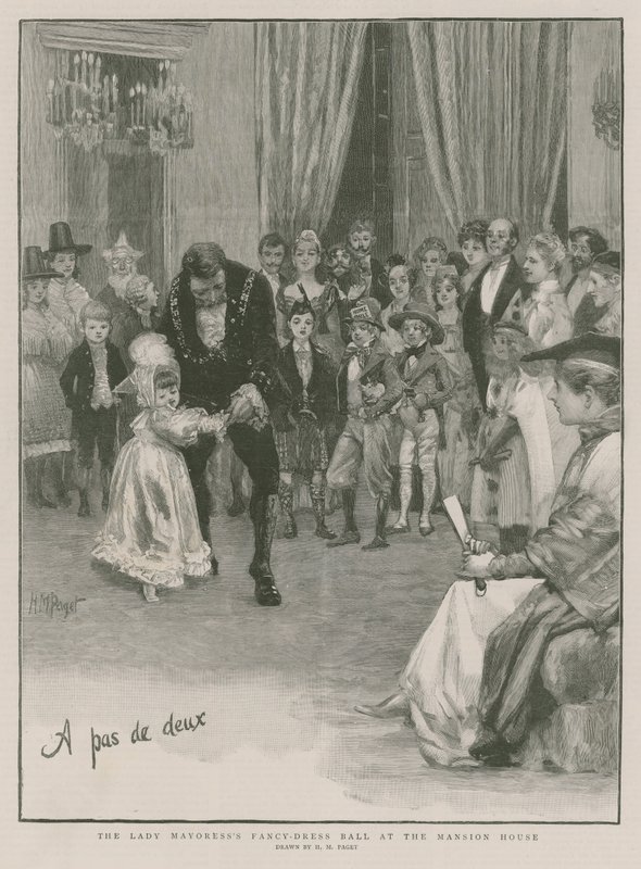 Der Maskenball der Lady Mayoress im Mansion House von Henry Marriott Paget