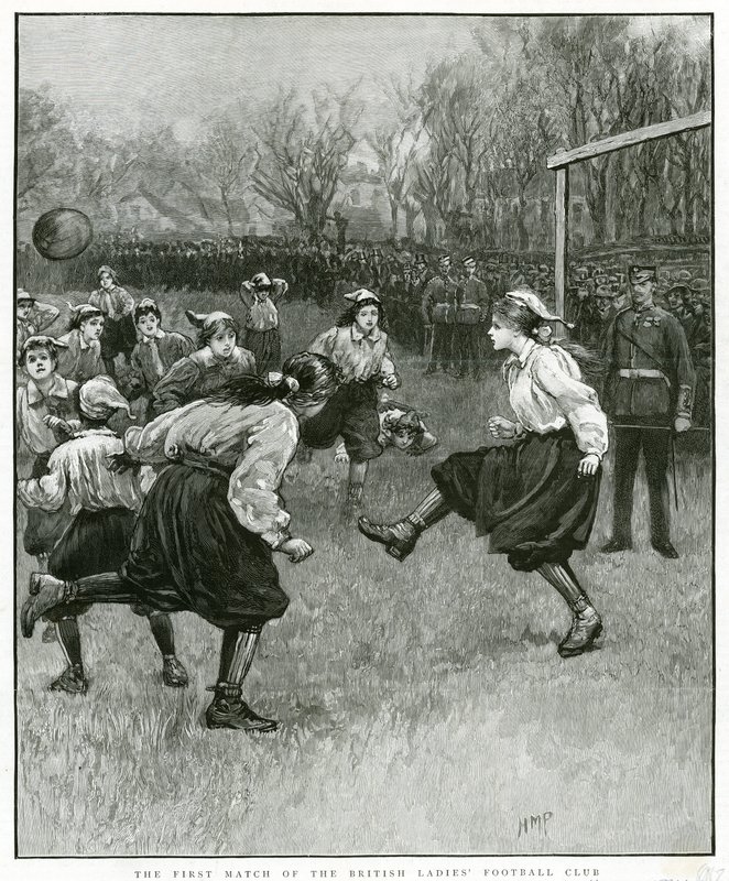Das erste Spiel des British Ladies