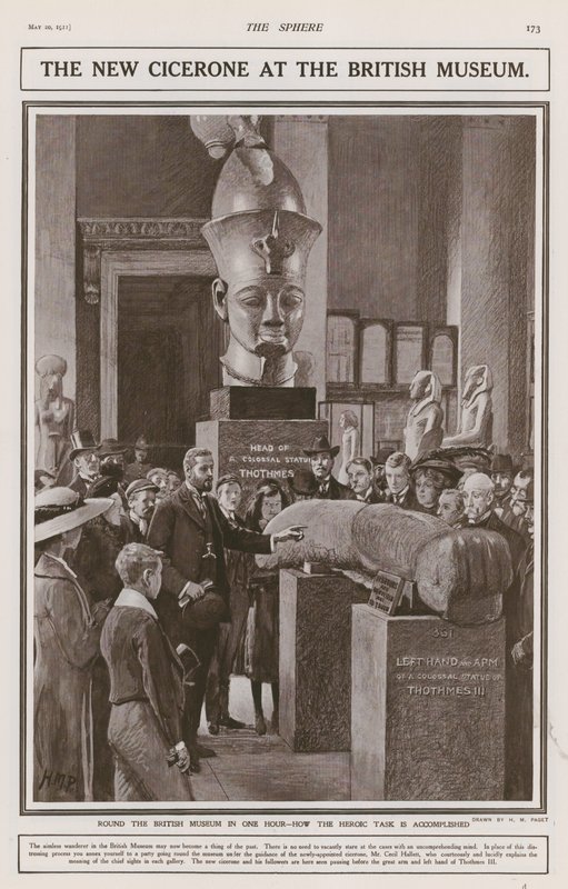 Der neue Cicerone im British Museum von Henry Marriott Paget