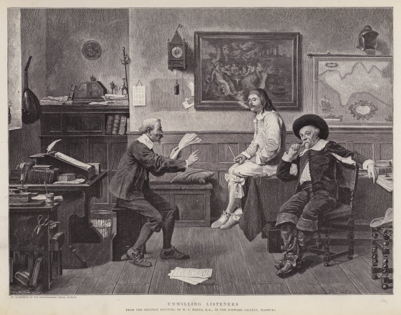 Unwillige Zuhörer von Henry Stacey (after) Marks