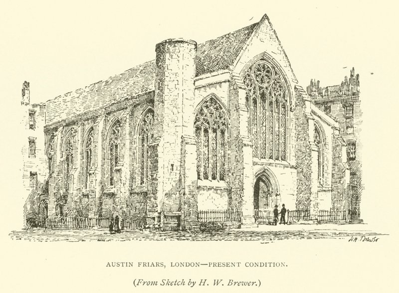 Austin Friars, London, aktueller Zustand von Henry William Brewer