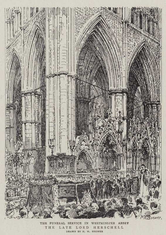 Der verstorbene Lord Herschell von Henry William Brewer