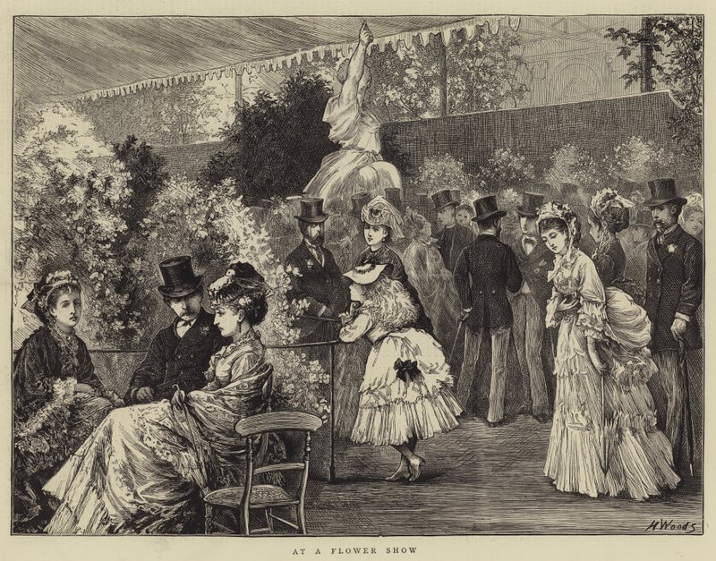 Auf einer Blumenschau von Henry Woods