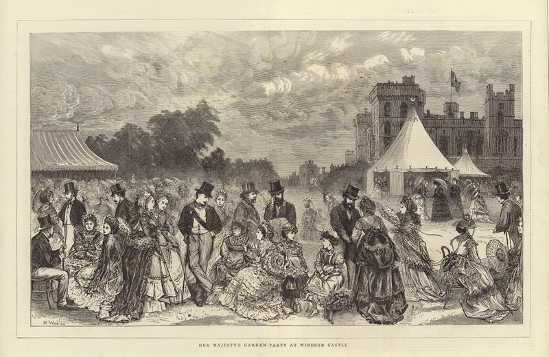 Gartenparty Ihrer Majestät im Windsor Castle von Henry Woods