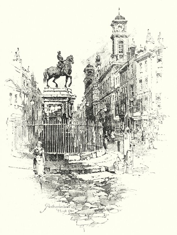 Northumberland House von Herbert (after) Railton