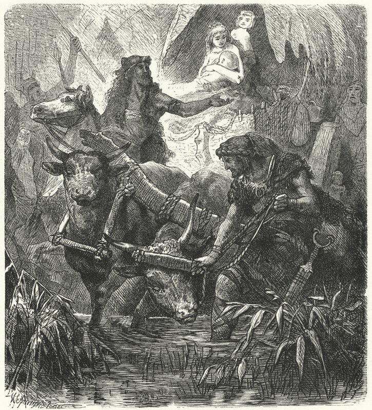 Migration der alten Arier in Indien von Hermann Vogel