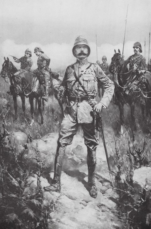 Lord Kitchener auf der Veldt von Hermanus Willem (after) Koekkoek