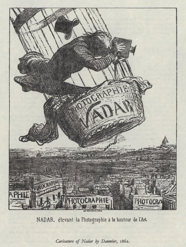 Nadar erhebt die Fotografie zur Kunst von Honore (after) Daumier