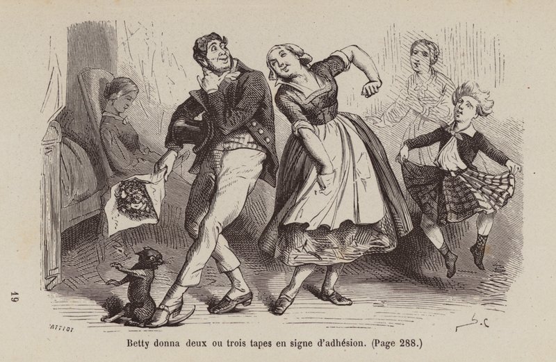 Illustration für Un Bon Petit Diable (Stich) von Horace (after) Castelli