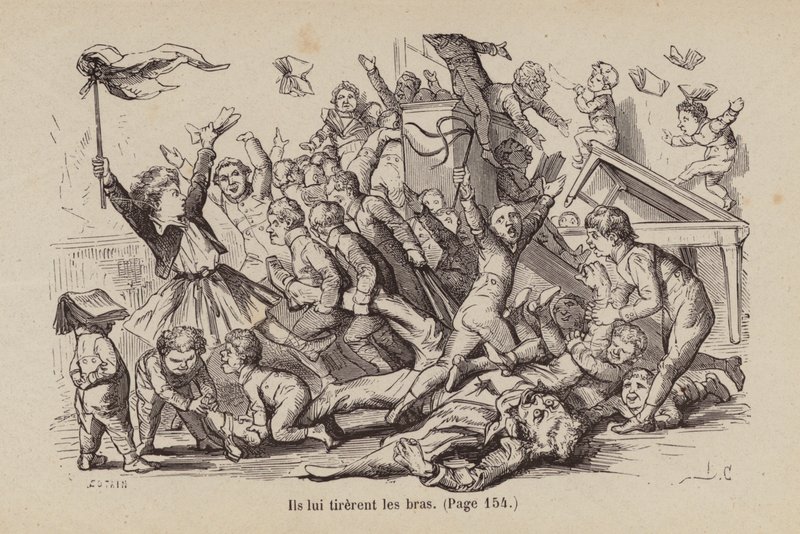 Illustration für Un Bon Petit Diable von Horace (after) Castelli