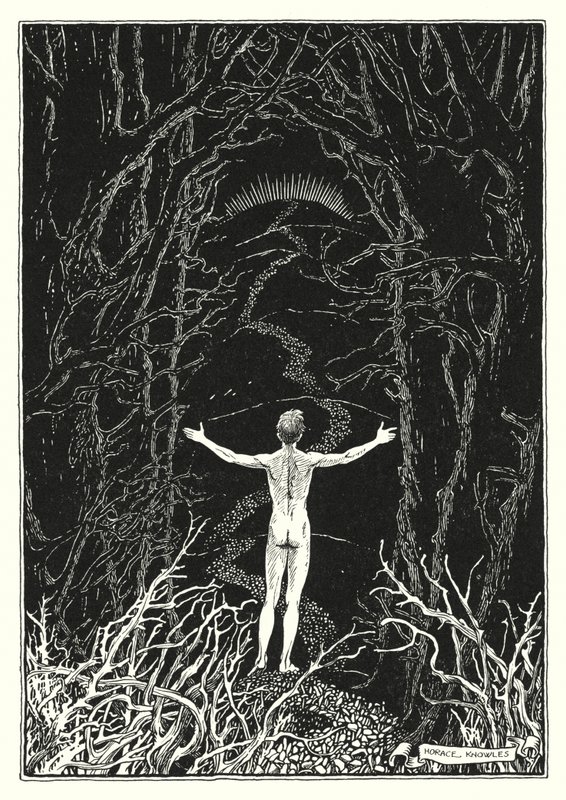 Illustration zur Bergpredigt von Horace J. Knowles