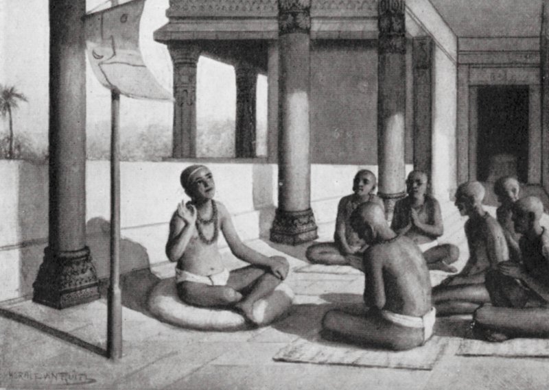 Sankaracharya spricht über den einen Gott, 815 n. Chr. von Horace van Ruith