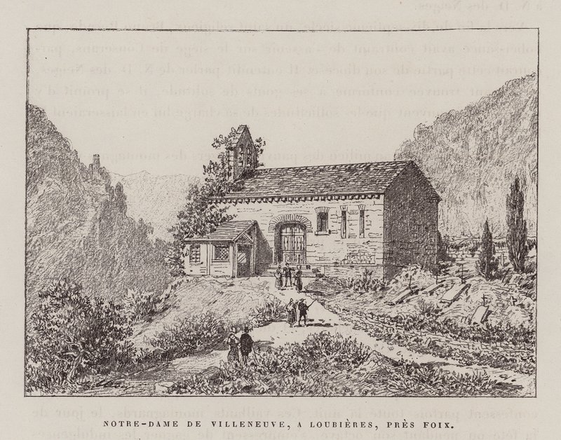 Notre-Dame De Villeneuve, A Lourieres, Pres Foix von Hubert Clerget