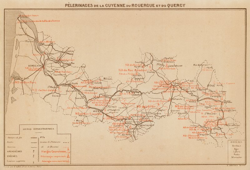 Pelerinages De La Guyenne Du Rouergue Et Du Quercy von Hubert Clerget