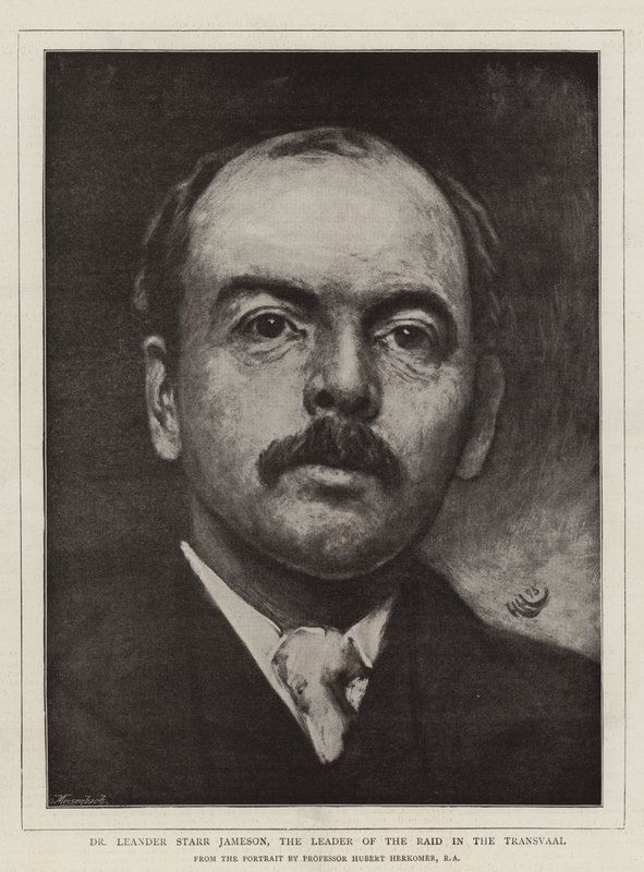 Dr. Leander Starr Jameson, der Anführer des Überfalls im Transvaal von Hubert von Herkomer