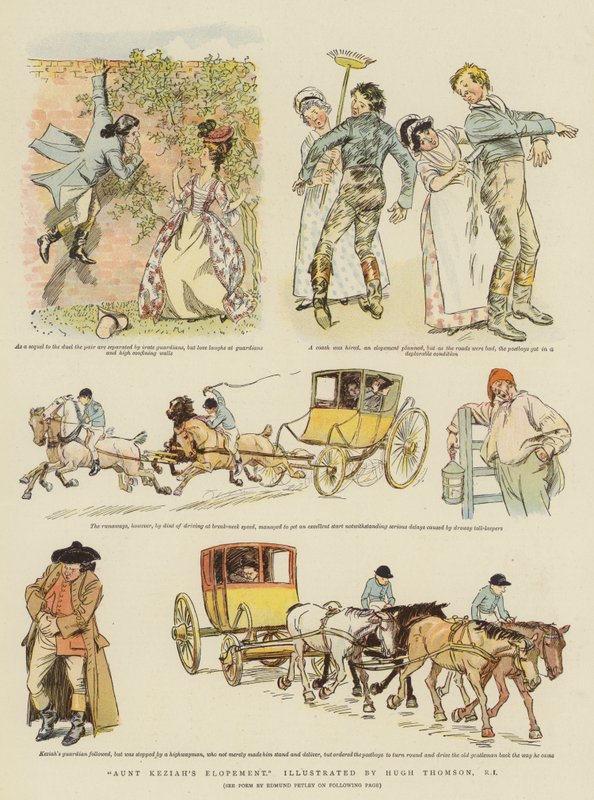 Tante Keziahs Flucht von Hugh Thomson