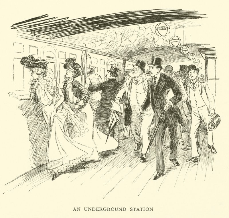 Eine U-Bahn-Station von Hugh Thomson