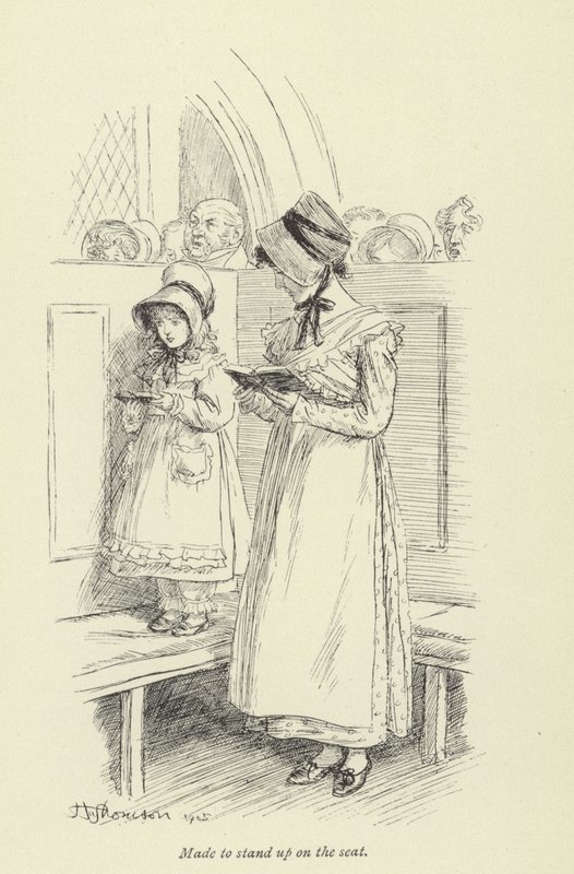 Illustration für Amos Barton von George Eliot von Hugh Thomson