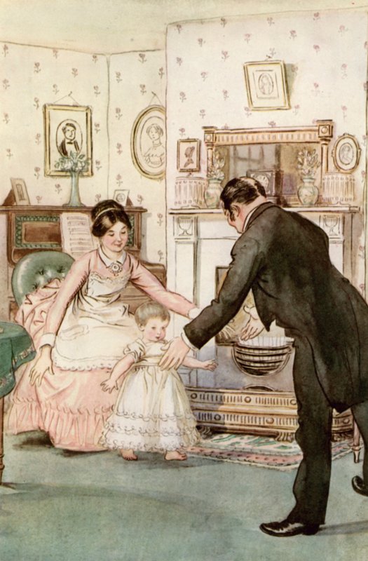 Illustration zu J. M. Barries Der bewundernswerte Crichton von Hugh Thomson
