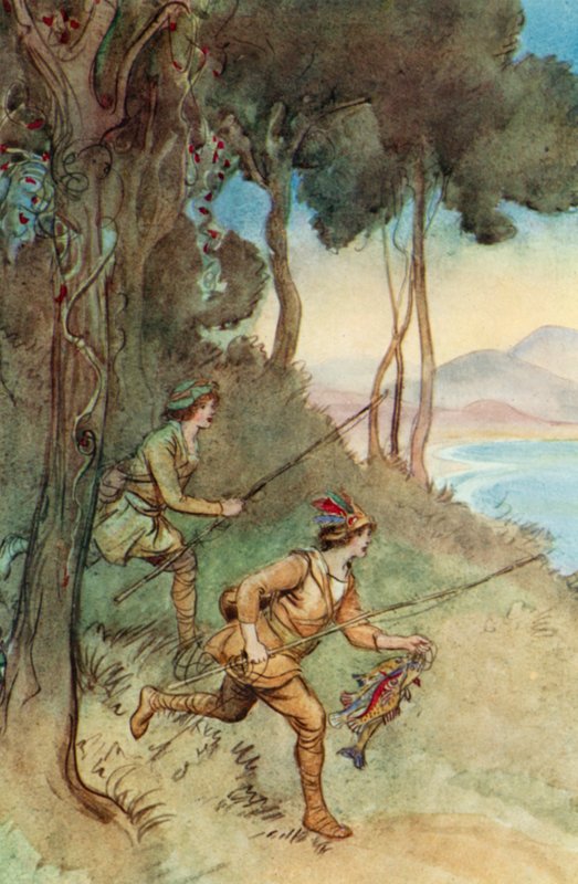 Illustration zu J. M. Barries Der bewundernswerte Crichton von Hugh Thomson