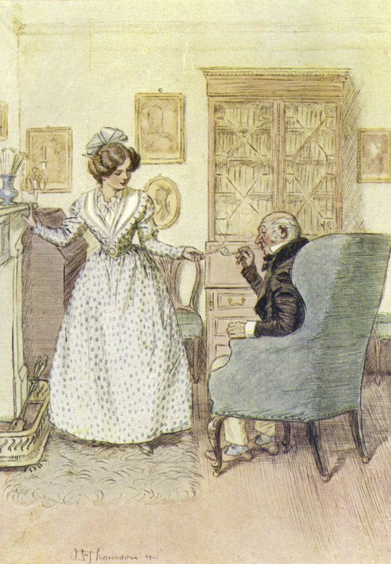 Illustration für Janets Reue von George Eliot von Hugh Thomson