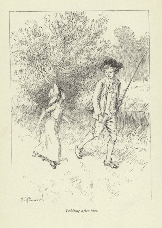 Illustration für Mr. Gilfils Liebesgeschichte von George Eliot von Hugh Thomson