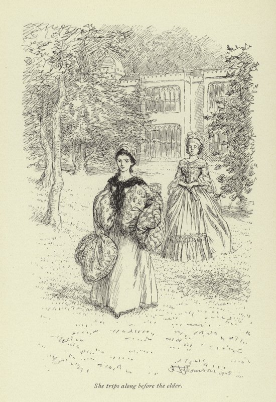 Illustration für Mr. Gilfils Liebesgeschichte von George Eliot von Hugh Thomson
