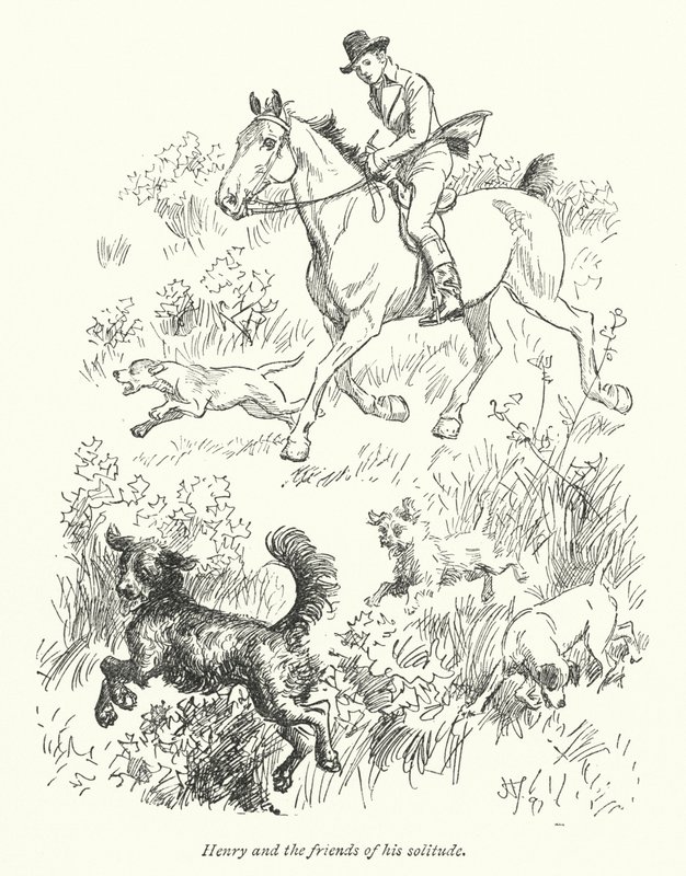 Illustration für Northanger Abbey von Jane Austen von Hugh Thomson