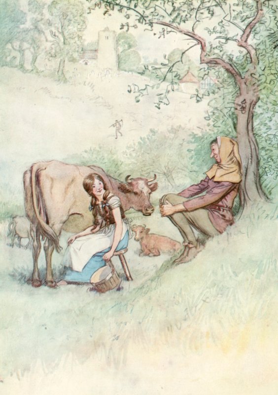 Illustration zu Shakespeares Wie es euch gefällt von Hugh Thomson