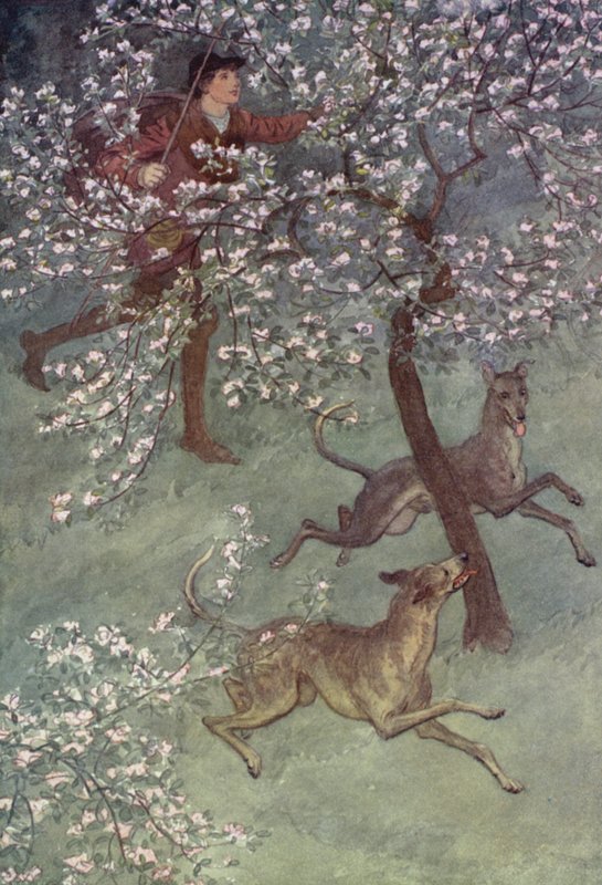 Illustration für Die lustigen Weiber von Windsor von Hugh Thomson
