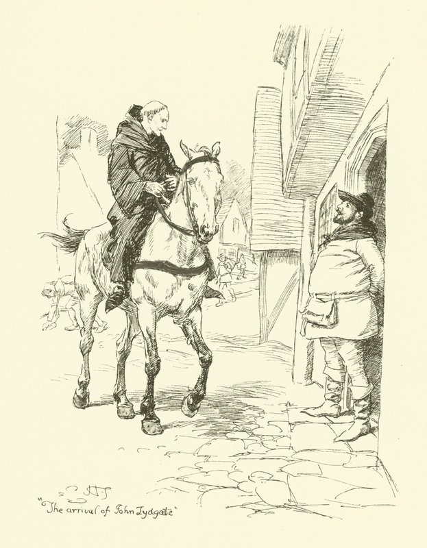 Die Ankunft von John Lydgate von Hugh Thomson