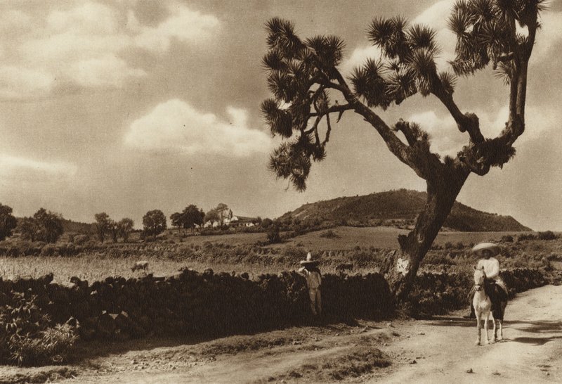 Mexiko: Patzcuaro, Der Kalvarienberg, Staat Michoacan von Hugo Brehme