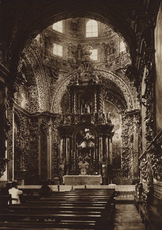 Mexiko: Puebla, Kapelle der Kirche San Domingo von Hugo Brehme