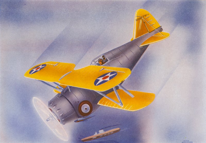 Grumman-Kampfflugzeug von Irvin L. Holcombe
