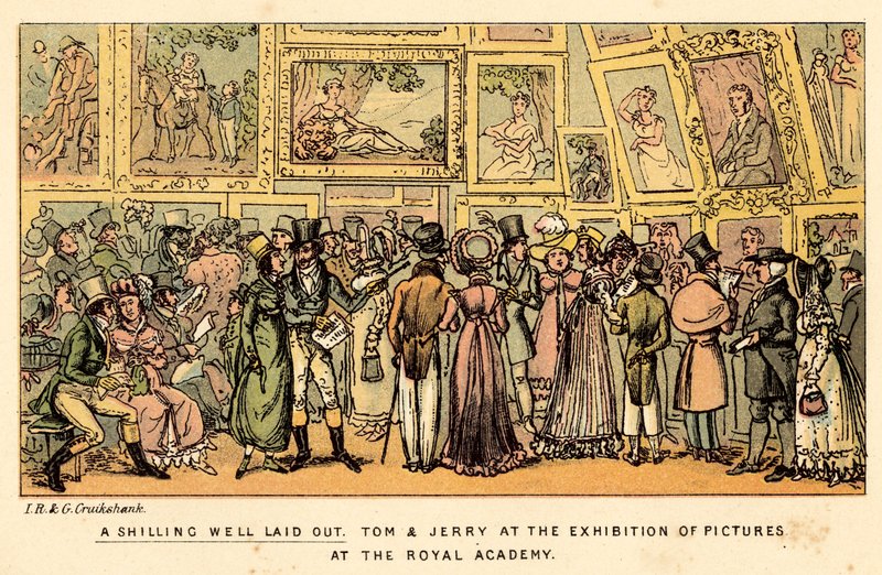 Ein gut angelegter Schilling von Isaac, Robert and George Cruikshank