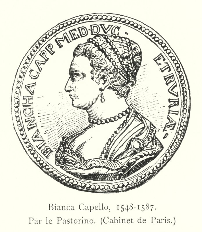 Bianca Capello, 1548-1587, von Pastorino, Cabinet de Paris von Italian School