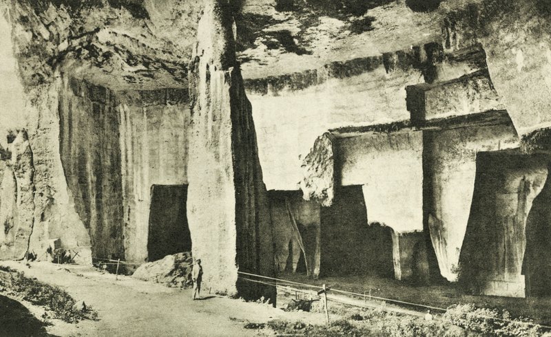 Latomia del Paradiso oder dei Cordari von Italian Photographer