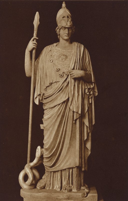 Die Statue der Minerva im Vatikanischen Museum, Rom von Italian Photographer