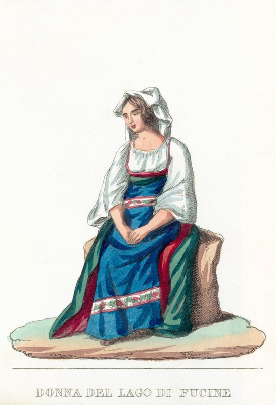 Donna Del Lago Di Fucine von Italian School