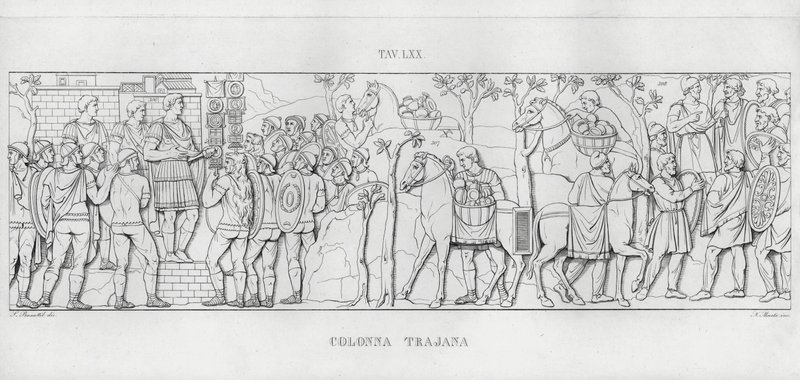 Trajanssäule von Italian School