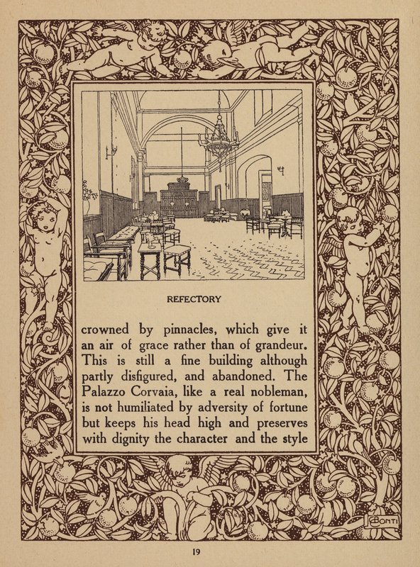 Seite aus Broschüre für San Domenico Palace Hotel, Taormina von Italian School